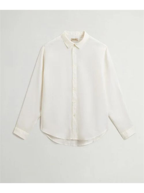 LINEN SHIRT WOOLRICH | CFWOSI2013MRUT52848270 ARCTIC WHITE